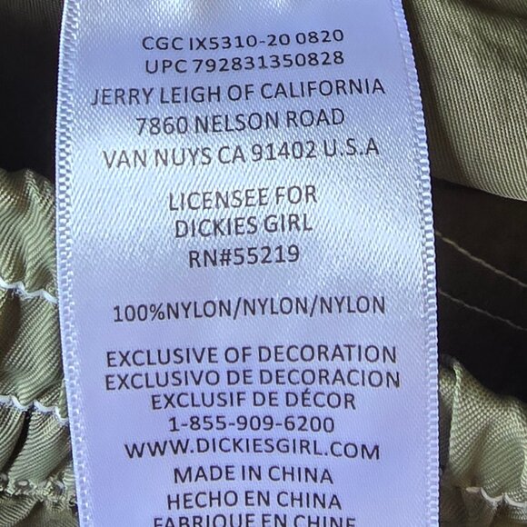 Dickies Green Nylon Joggers Size Medium - Picture 7 of 8